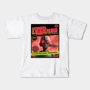 Vintage Sci Fi Comic Book Cover science fiction Kids T-Shirt